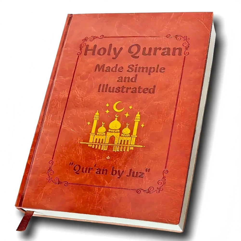 Quran Made Simple Guide, The Quran Notebook Study Guide, Easy-to-Follow Quran Study for Beginner (2Pcs 8.3x5.5x2inch)