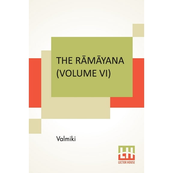 The Rāmāyana (Volume VI), (Paperback)