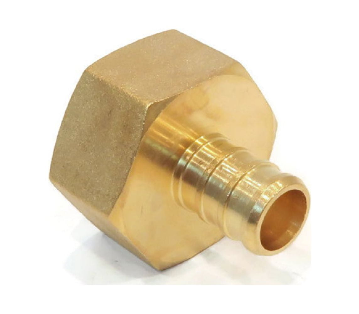 25 Adattatori Filettati In Ottone Senza Piombo 1/2" PEX X 3/4