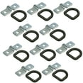 thumbnail image 1 of The ROP Shop 10-Pack 3/8" Steel D Rings & Brackets Tie Down Rope Snowmobile Boat RV ATV Quad, 1 of 9