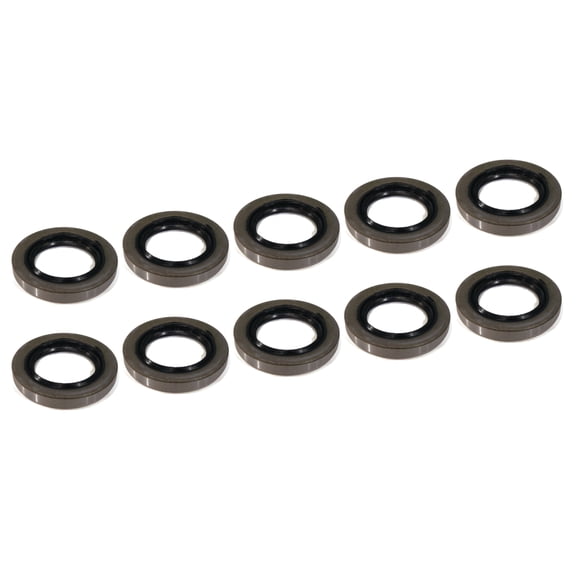 The ROP Shop 10-Pack - Trailer Hub Grease Seals Double Lip 1.249" x 1.983" National 470706