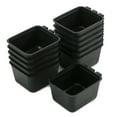 thumbnail image 1 of The ROP Shop 12-Pack - Black Cage Cup made of Flexible Plastic Prevent Freezing & Breaking, 1 of 9