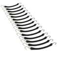 thumbnail image 1 of RAParts (15) 9" Heavy Duty Natural Black Rubber Tarp Straps (Bungee Cords) w/ Hooks, 1 of 9