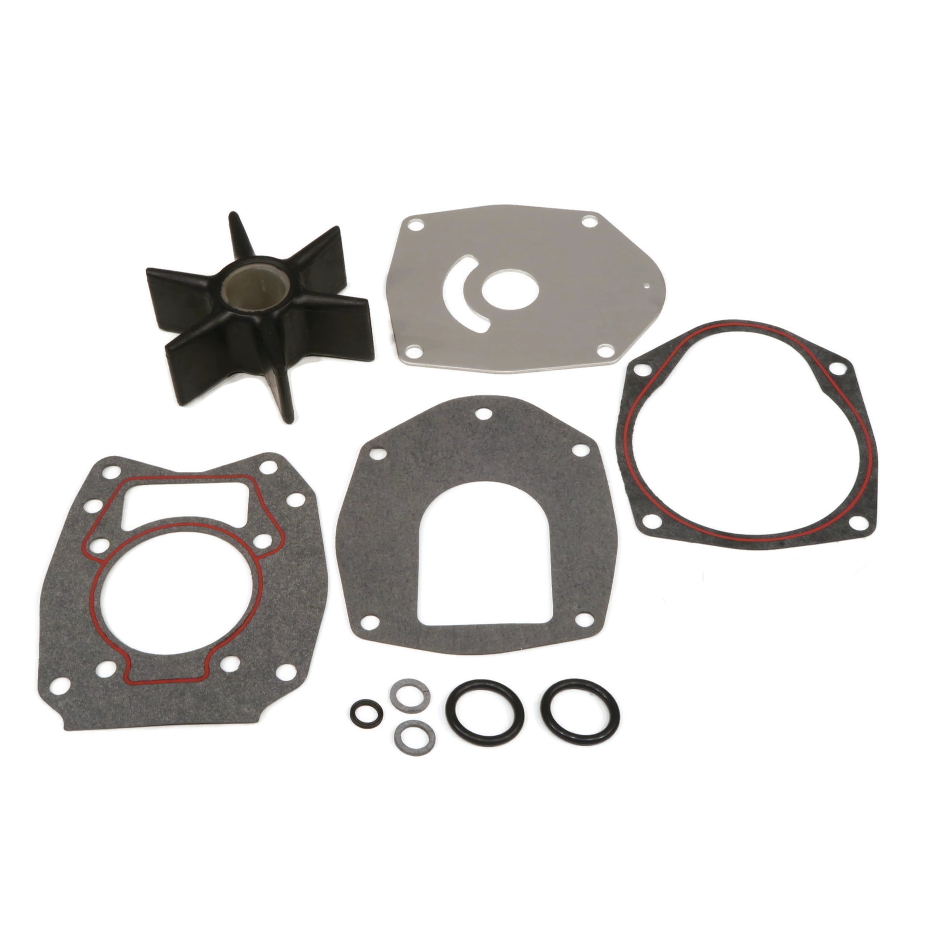 Water Pump Impeller Kit with Base & Housing for Mercury 18-3324