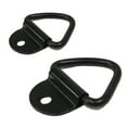 thumbnail image 1 of The ROP Shop (2) 1/4" Black Steel D Ring Bracket CLIP Anchor Tie Down Trailer Truck ATV Boat, 1 of 9
