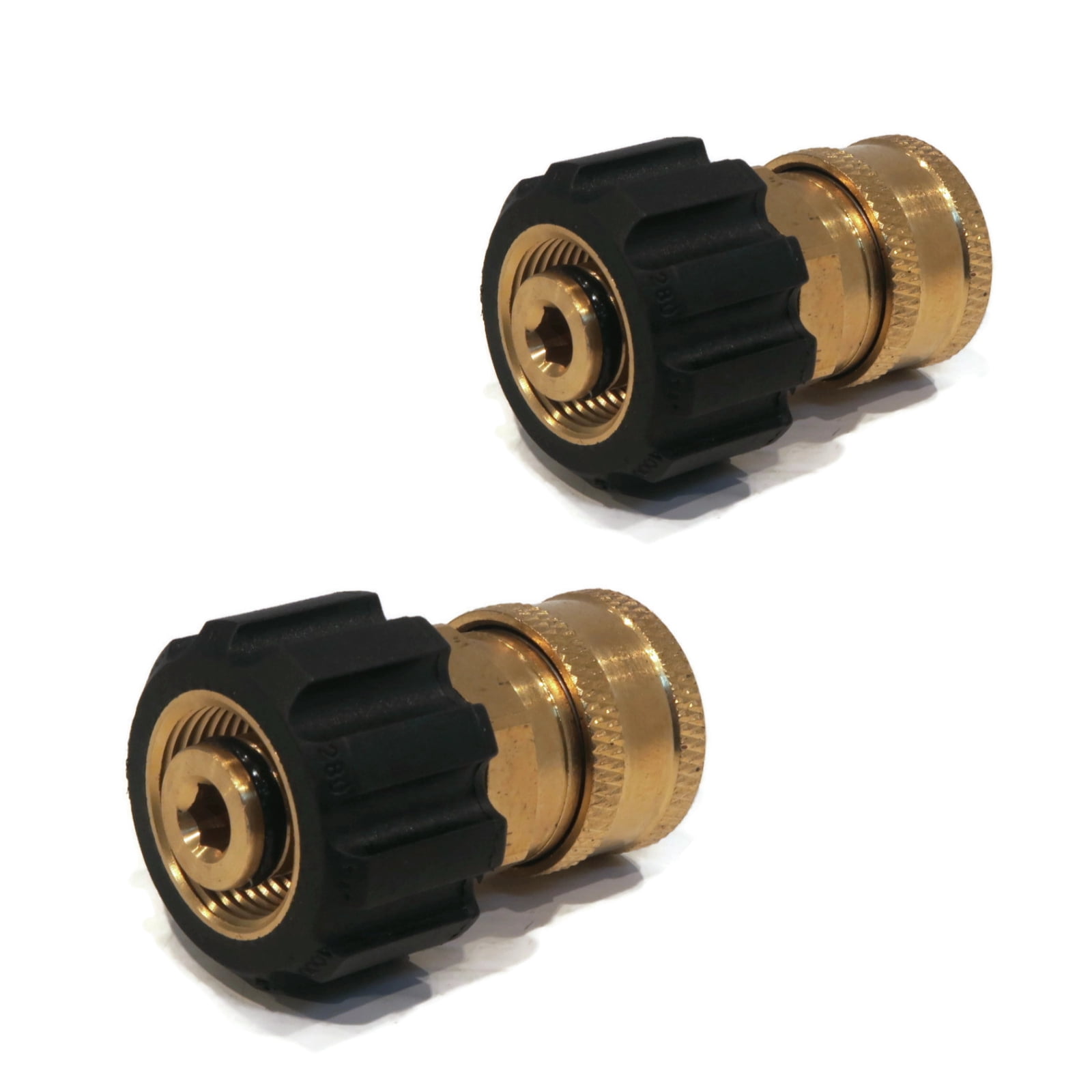 The ROP Shop 2-Pack - Pack M22 FPT X 3/8" Quick Connect Coupler for MTM Hydro 24.0448, 240448