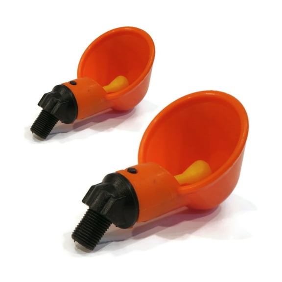 The ROP Shop (2-Pack) Poultry Drinker Waterer for Chickens Hens Chicks Turkeys Quail Birds