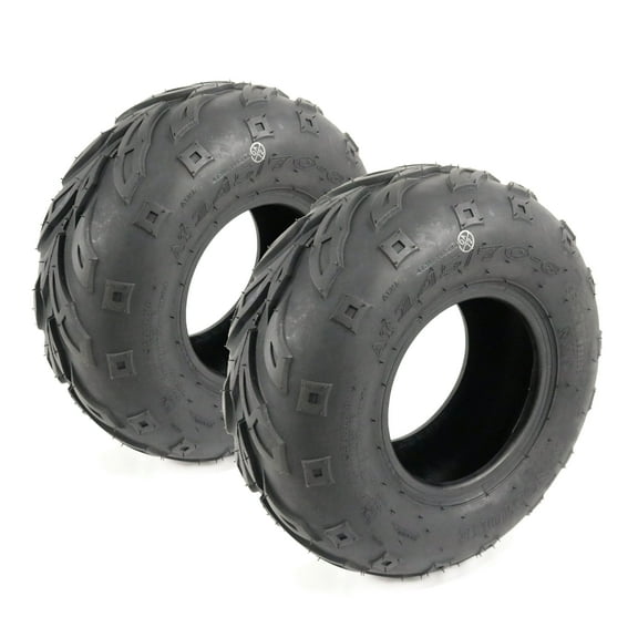 The ROP Shop 2-Pack - Tires 145/70-6 with 6mm Tread for Motovox MBX10, MBX11, MBX12 Mini Bike