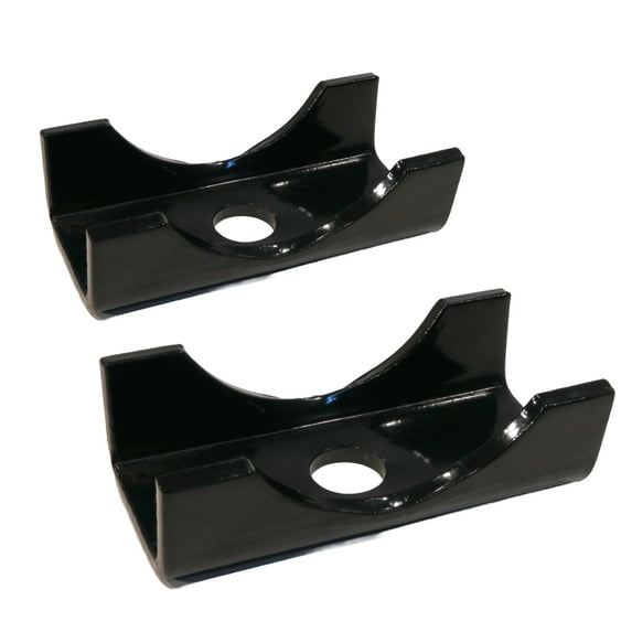 The ROP Shop 2-Pack - Trailer Axle Spring Seat Perches 3" Round Tube Mount 5200lb, 6000, 7000lb