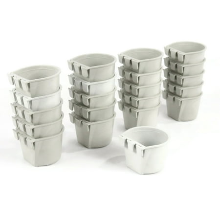 The ROP Shop 20-Pack - Grey Cage Container Inner Specs 4 1/8" Long 2 3/8" Tall 3 1/4" Wide