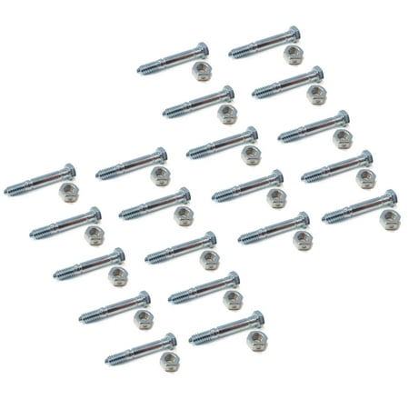 The ROP Shop 20-Pack - Shear Pin Bolt & Nut for Ariens Sno-Thro 922010, 922025, 924028