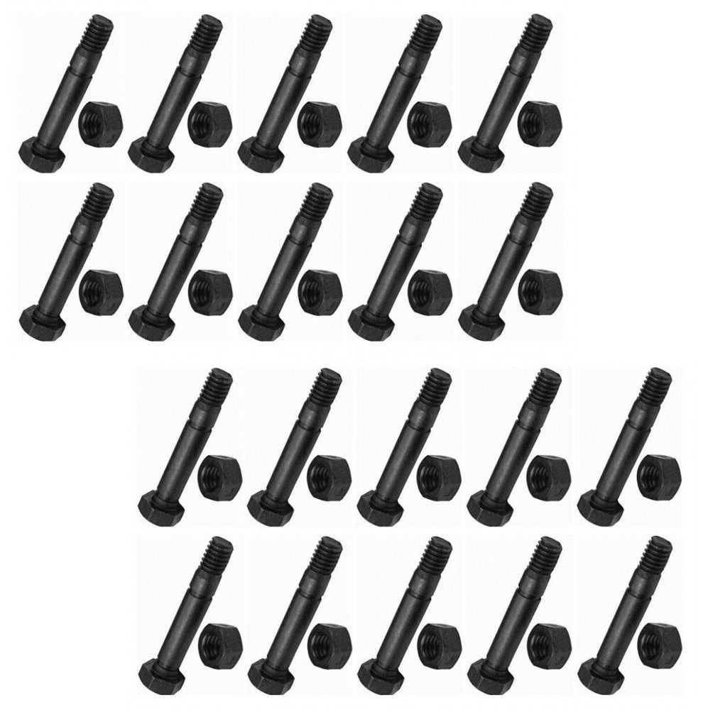 The ROP Shop (20) Shear Pins Bolts & Nuts For Ariens 52100100 For
