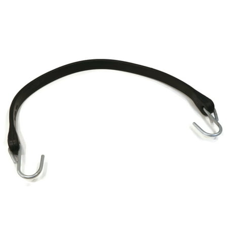 The ROP Shop | 21" Rubber Tarp Strap Heavy Duty W/ Hooks Natural Stretch Fasten Bungee Cord
