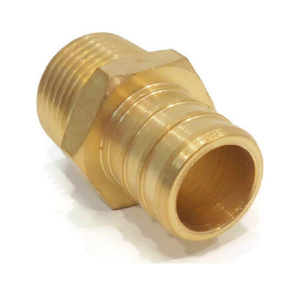 The ROP Shop | 3/4" x 1/2" Male NPT PEX Brass Lead Free Threaded Adapter Crimp Fitting For Vivo