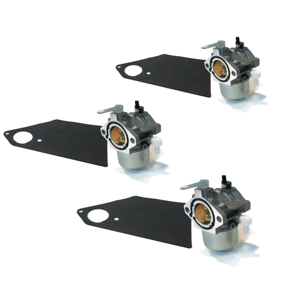 The ROP Shop 3-Pack - Pack Carburetors with Gaskets for Briggs & Stratton 690115, 690111 Carby