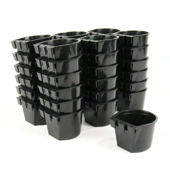 The ROP Shop 36-Pack - Black Cage Container Inner Spec 4 1/8" Long 2 3/8" Tall 3 1/4" Wide