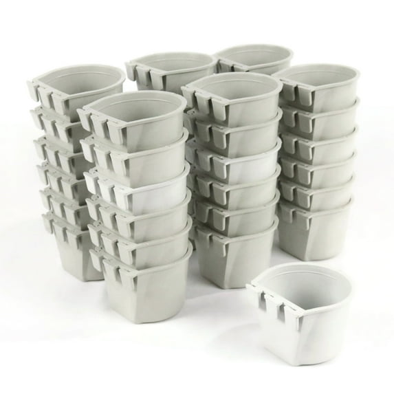 The ROP Shop 36-Pack - Grey Cage Containers to Hold Nails, Nuts, Screws, Bolts in the Shop