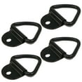 thumbnail image 1 of The ROP Shop (4) 1/4" Black Steel D Ring Bracket CLIP Anchor Tie Down Trailer Truck ATV Boat, 1 of 9