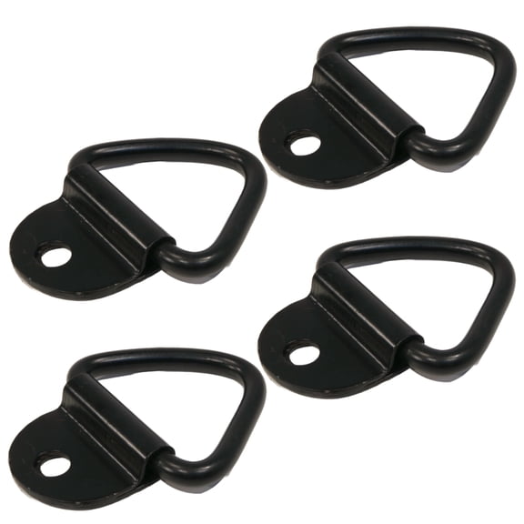 The ROP Shop (4) 1/4" Steel D Ring Truck Trailer Tie Down ATV Motorcycle Camper Rope Chain