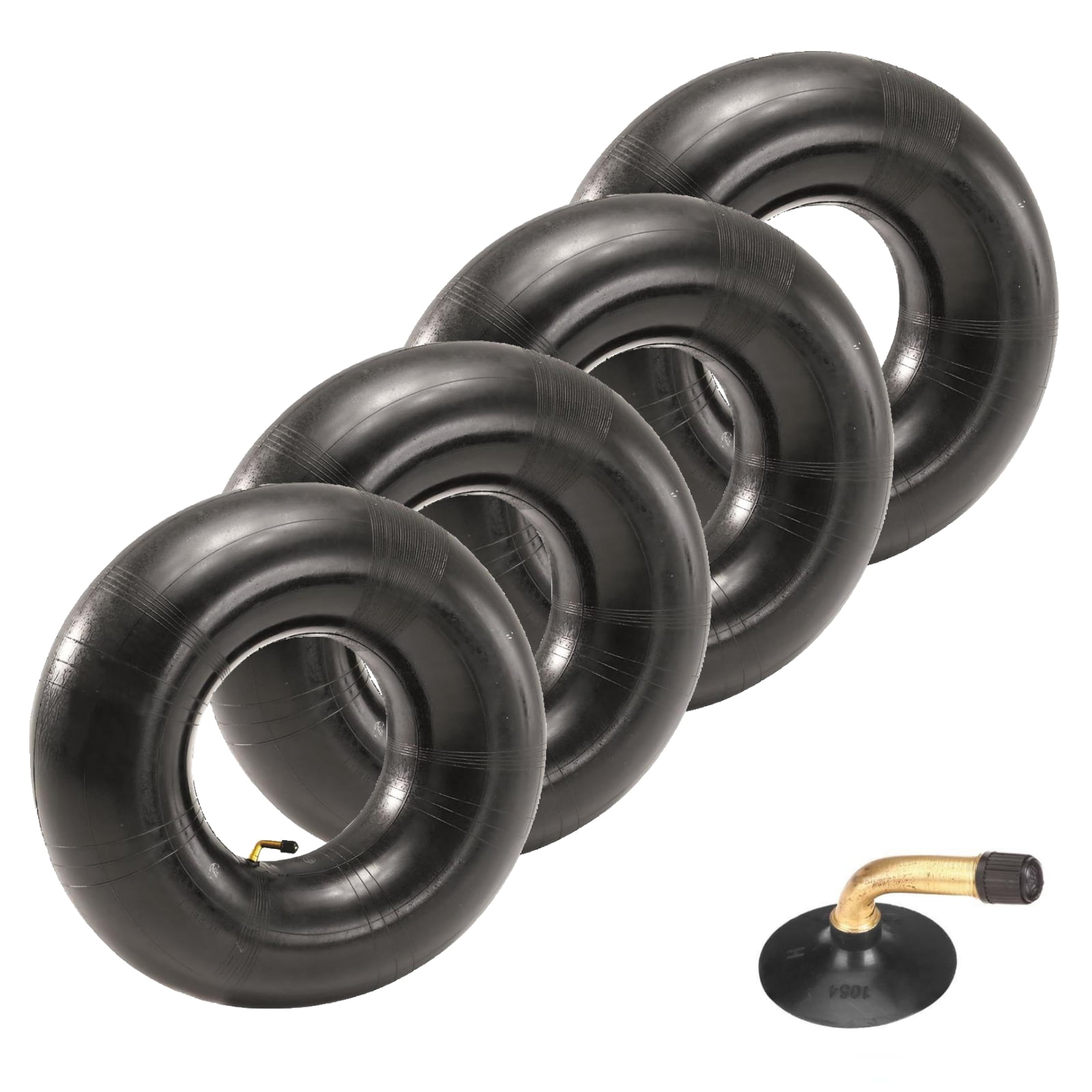 The rop shop 4 pack tire inner tube 13x5 00 6 with tr87 l stem for
