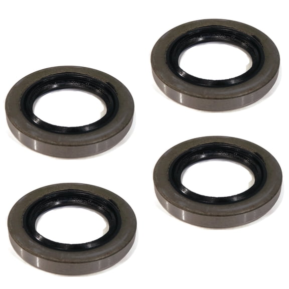The ROP Shop 4-Pack Trailer Hub Grease Seals Double Lip 1.249" x 1.983" N.O.K. AD1836FO