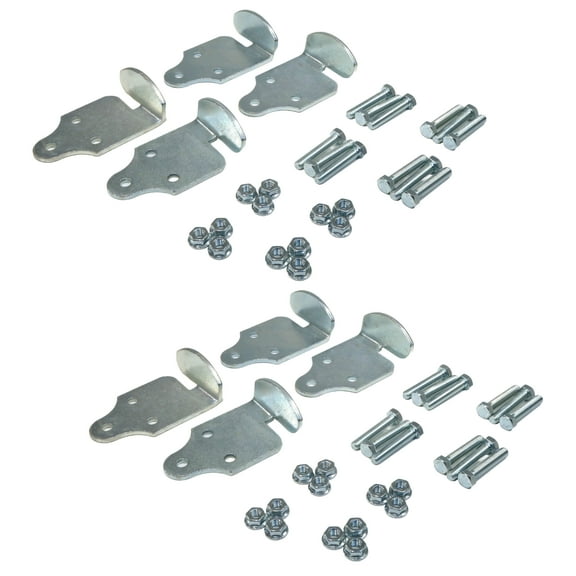 The ROP Shop 4 Trailer Corner Bracket Connector Sets w/ Hardware Body Gate Bed Sides