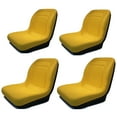 thumbnail image 1 of The ROP Shop (4) Yellow High Back Seat fits John Deere Gator TE, Gator TX Turf ( - 050000), 1 of 7