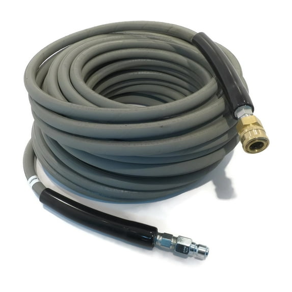 The ROP Shop 100' Foot Hose - 4000 PSI, Non-Marring with 3/8" Quick Connect for Power Washers