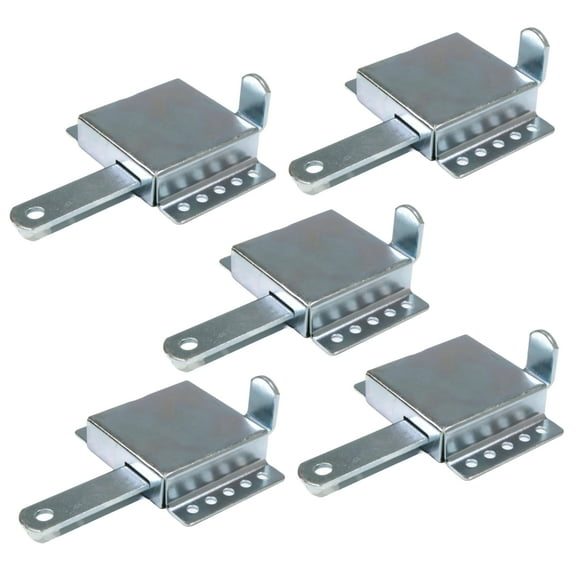 The ROP Shop (5-Pack) Garage Door Slide Lock for 2" or 3" Track Cable Interior Latch Lever