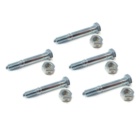 The ROP Shop 5-Pack - Shear Pin Bolt & Nut for Ariens Sno-Thro ST1336DLE 924506, 924517