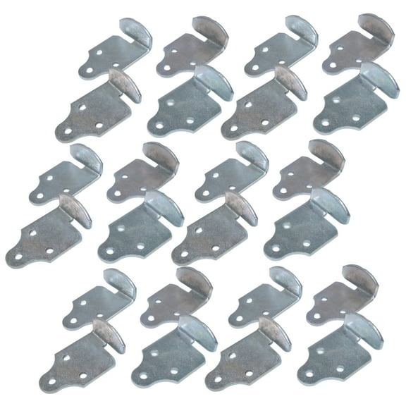 The ROP Shop 6 Corner Sets Stake Rack Corner Connector Brackets for Utility Trailers Bulkhead