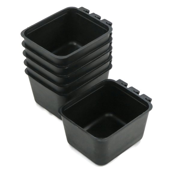 The ROP Shop 6-Pack - Black Cage Cups made of Flexible Plastic Prevent Freezing & Breaking