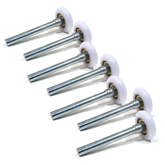 The ROP Shop (7) Garage Door 2 NYLON ROLLERS 4 Stem 11 Ball Bearing Smooth Quiet Heavy Duty