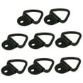 thumbnail image 1 of The ROP Shop (8) 1/4" Black Steel D Ring Bracket CLIP Anchor Tie Down Trailer Truck ATV Boat, 1 of 9
