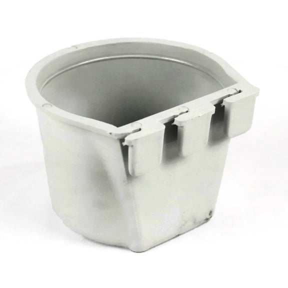 The ROP Shop 8oz Gray Cage Cup for Feed & Water for Poultry Ducks, Birds, Rabbits, Hamsters, Farm Animals