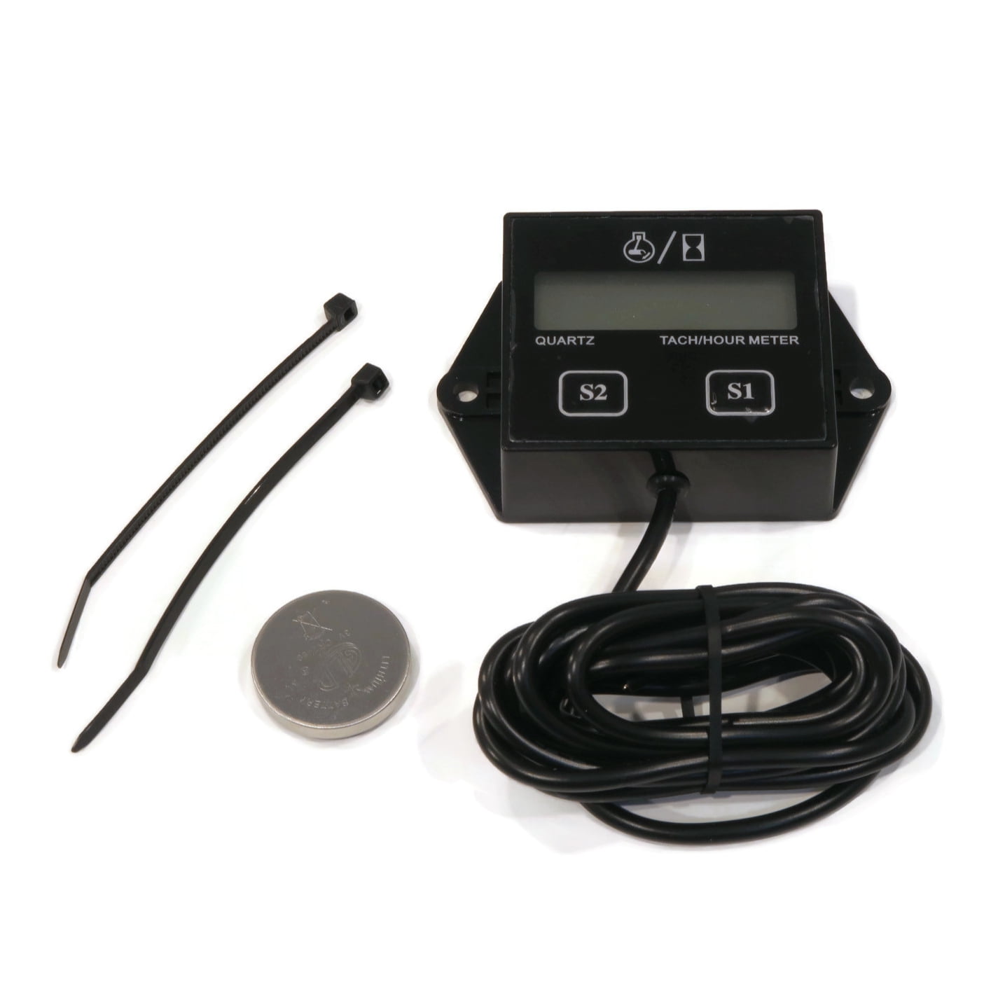 The ROP Shop Backlit Waterproof Digital Hour Meter / Tachometer W