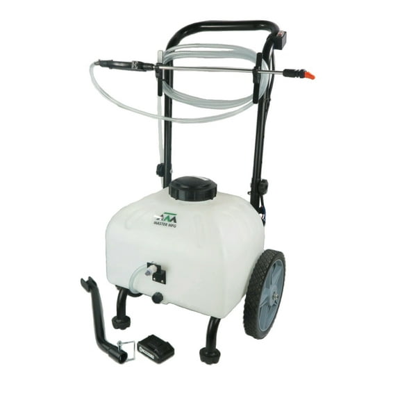 The ROP Shop Battery Powered 9 Gallon Cart Sprayer for Rodent, Weed, and Grass Inhibitors
