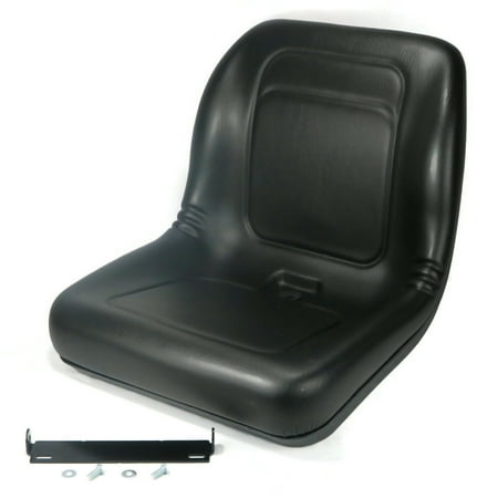 The ROP Shop Black High Back Seat fit Hustler FasTrak Mini FasTrak 16/42",Mini FasTrak 17/42"