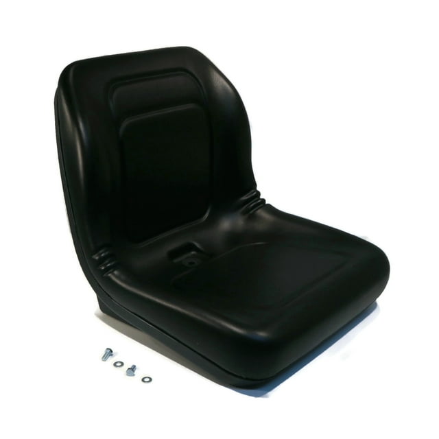 The ROP Shop Black High Back Seat fits John Deere Lawn Mowers L110