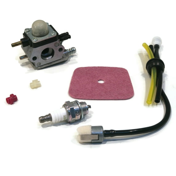 The ROP Shop Carburetor Kit for Echo with Intake Gasket and Fuel Line SRM-211SB, HC-150