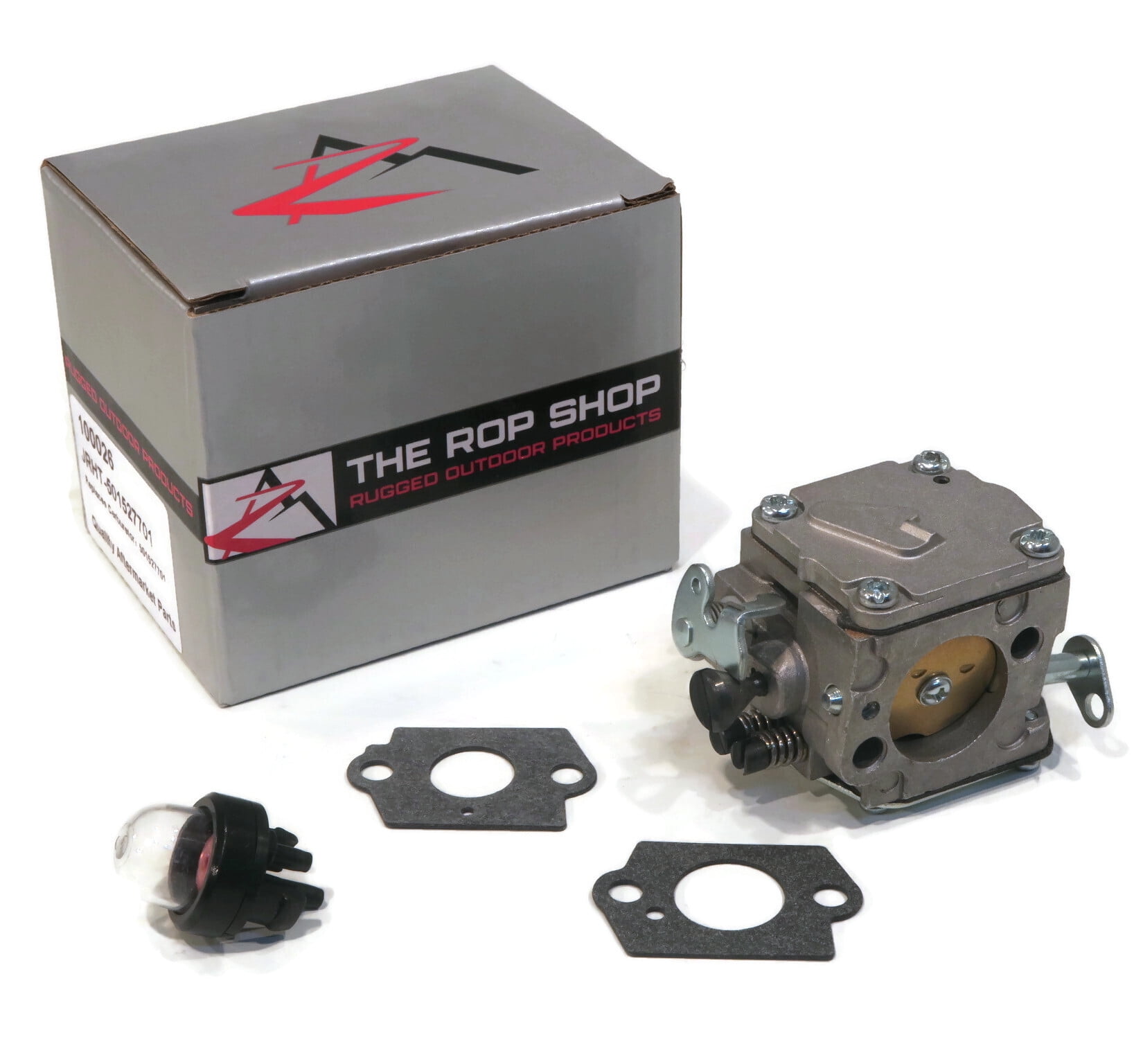 The ROP Shop Carburetor With Gaskets And Primer Bulb For