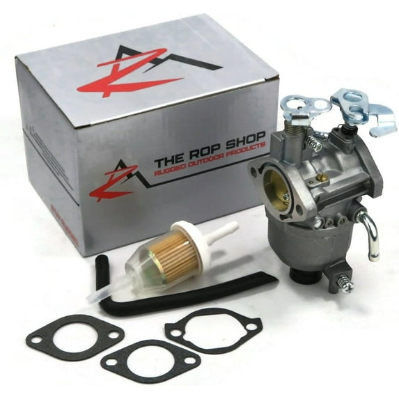 The ROP Shop Carburetor with Gasket, Fuel Filter & Line for Cushman 2,4 & 6 Passenger Bellhop