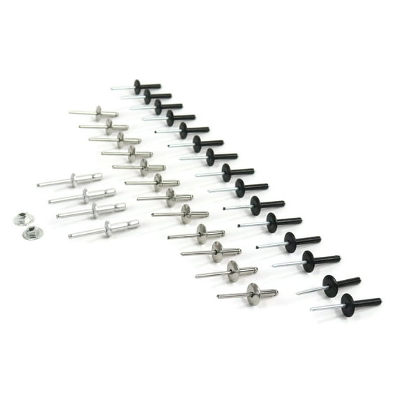 The ROP Shop Complete Body Trim Rivet Kit for 1994 & Up EZ-GO TXT Gas & Electric Golf Carts