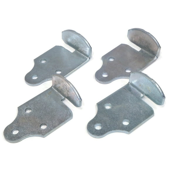 The ROP Shop 1 Corner Set Stake Rack Corner Connector Bracket for Utility Trailers Bulkheads