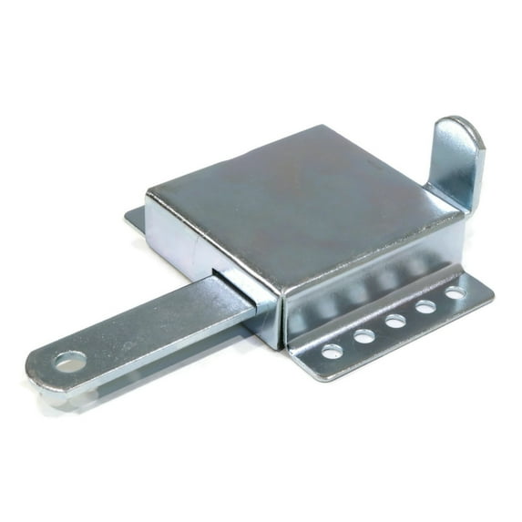 The ROP Shop Garage Door Slide Lock for 2" or 3" Track - Heavy Duty Zinc-Plated Locking Slide Latch for Most Garage Doors