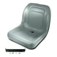 thumbnail image 1 of The ROP Shop Gray High Back Seat & Bracket fits Taylor-Dunn Tow Tractors TC-30/60, TC-80/120, 1 of 7