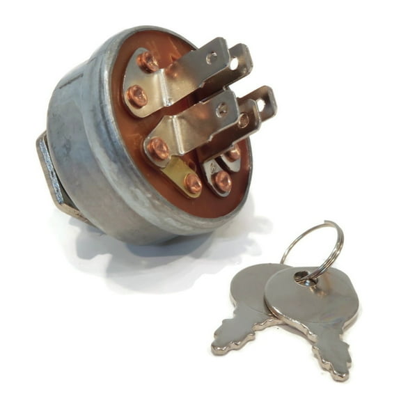 The ROP Shop Ignition Starter Switch with Keys for John Deere Windrower 2320, 2360, 2420 Lawn