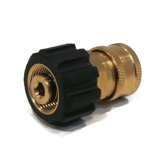 The ROP Shop M22 FPT X 3/8" Quick Connect Coupler Adaptor for MTM Hydro 24.0448, 240448