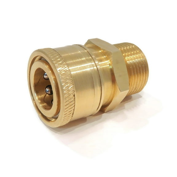 The ROP Shop M22 MPT X 3/8" Brass Quick Connect Coupler for Annovi Reverberi AL464 Adapter