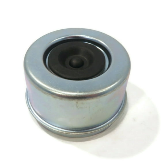 The ROP Shop Metal Grease Cap, 2.72" Diameter, with Rubber Plug for Dexter & Redline 21-43-1
